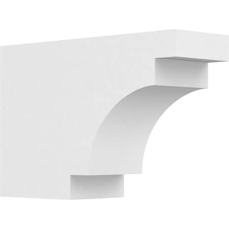 Ekena Millwork Standard Mediterranean Architectural Grade PVC Rafter Tail, 4"W X 8"H X 12"L RFTP04X08X12MED